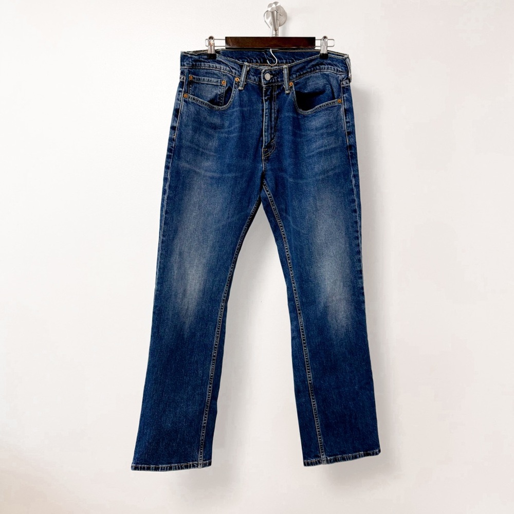 Men's Levis 559 Relaxed Straight Fit Denim Blue Jeans‎ 34 x 34